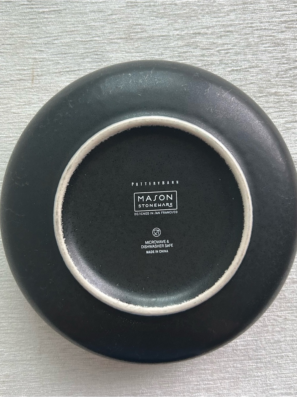 (7) POTTERY BARN mason stoneware cereal bowls excellent !! ⭐️ - Picture 5 of 7